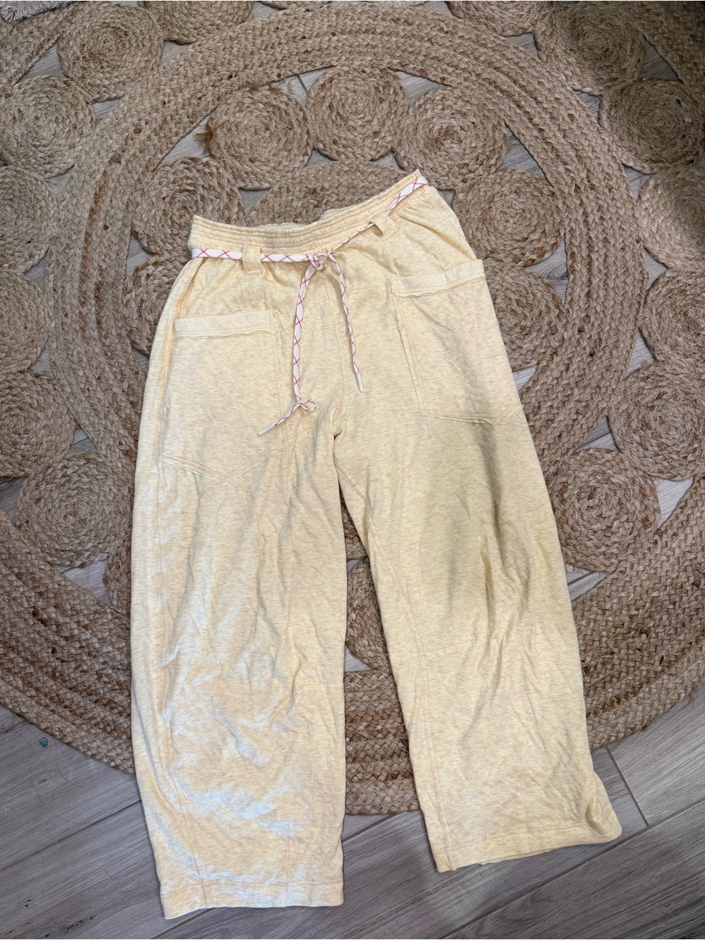 Free people WAIT A MINUTE BARREL PANTS